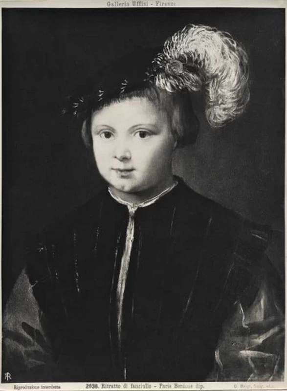 Il Romanino-240-Ritratto di bambino - Uffizi, Firenzei